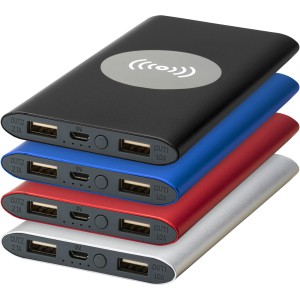 Juice 8000 mAh vezetk nlkli powerbank, piros (powerbank)