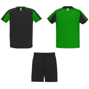 Juve gyerek sport szett, fern green, solid black (T-shirt, pl, kevertszlas, mszlas)