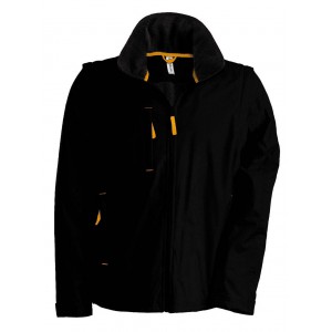 Kariban Score dzseki kivehet� ujjal, Black/Orange