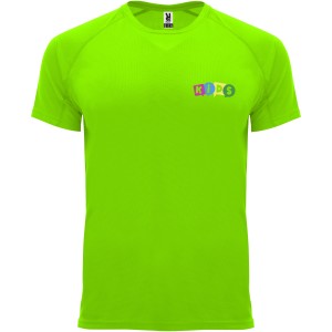 Roly Bahrain gyerek sportpl, Fluor Green (T-shirt, pl, kevertszlas, mszlas)