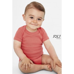 Sols Bambino baba body, Grey Melange (T-shirt, pl, 90-100% pamut)