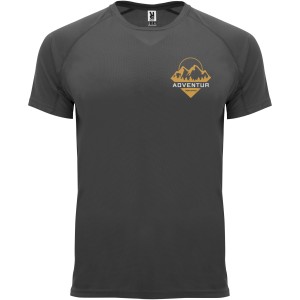 Roly Bahrain frfi sportpl, Dark Lead (T-shirt, pl, kevertszlas, mszlas)
