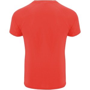 Roly Bahrain frfi sportpl, Fluor Coral (T-shirt, pl, kevertszlas, mszlas)