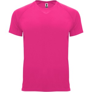 Roly Bahrain frfi sportpl, Pink Fluor (T-shirt, pl, kevertszlas, mszlas)