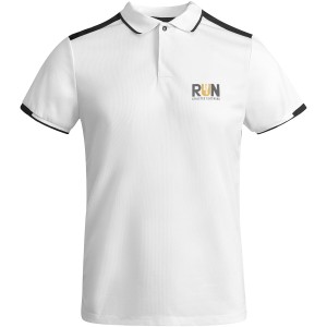 Tamil rvid ujj gyerek sportpl, white, solid black (T-shirt, pl, kevertszlas, mszlas)